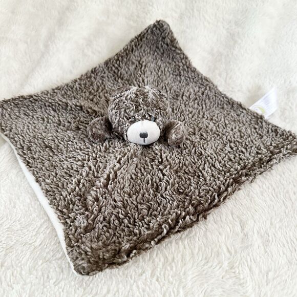 Animal Adventure Brown Frosted Teddy Bear Baby Security Blanket Lovey 2018 - Picture 1 of 6